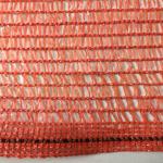 Plastic Building Safety Warning Net , Warp Knitted Weaving Road Barrier Fence