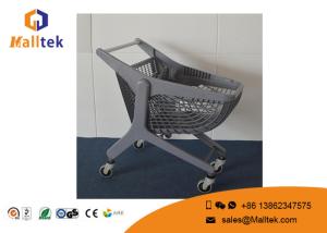 China 4 Wheels Retail Shopping Trolleys With A Full Color Graphic Logo factory