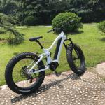 Aluminum Frame E Fat Bike , Fat Electric Bicycle With 26*4.0 Kenda Fat Tire