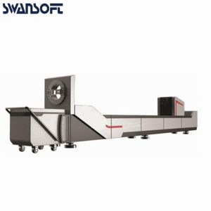 China SWANSOFT LASER Fiber Laser Made In China Steel Amp Aluminum Coil Sheet Cutting Machine on sale