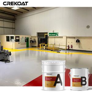 China Low Maintenance Smooth Water Based Epoxy Floor Coating Resistance To Moisture factory