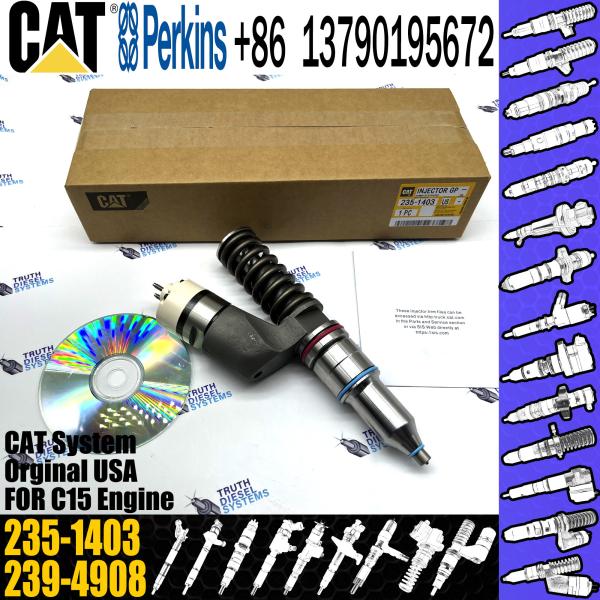 Original Caterpillar Fuel Injector 235-1403 2351403 253-0618 2530618 C18 Diesel Engine Spare Part