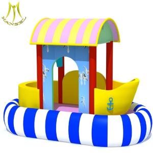 China Hansel electric soft play for baby children's indoor play equipment rocking pirate ship factory