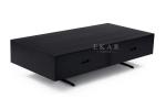Living Room Metal Legs Ash Wood Modern Coffee Table With Drawers