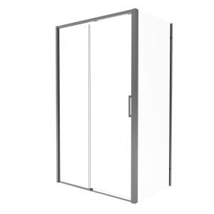 China Stainless Steel,Bathroom Shower Room,Sliding Door With Side Panel factory