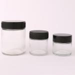 Empty Glass Cosmetic Bottle Packaging 8oz Glass Jars With CRC Lids Children