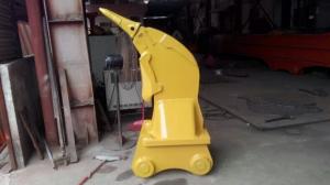 China Yellow Color Digger Ripper Tooth Multifunctional For Frozen Ground / Hard Condition factory