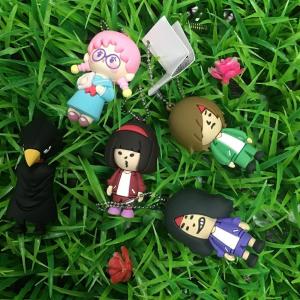 China Attractive Price Customised Personalised Soft PVC Key chain;Rubber cartoon Character keychains;Anime figure keychain factory