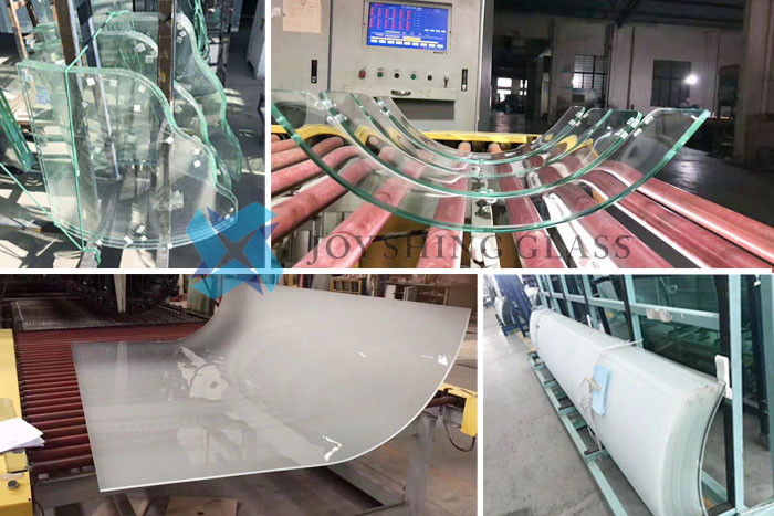 3/4 Inch Clear Bent Toughened Glass 19mm Curved Tempered Glass