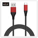 Braided fast charging data cable