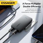 ESSAGER ES-CD46 Series 65W 2 Ports GaN Wall Charger Super Fast Charger