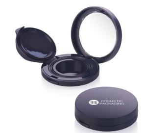 China Diamond Shape Air Cushion Foundation Case BB Cream With Mirror Round Pearl White factory