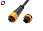 10A 2 Pin 300V Circular Wire Connector Quick Lock Waterproof Female To Male