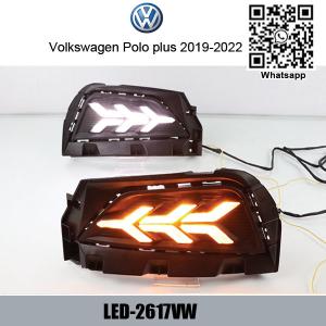 China Volkswagen VW Polo DRL LED Daytime driving Lights Car front daylight factory