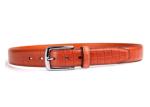 Classic Pin Buckle Double Side Tan Mens Casual Leather Belts