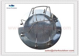 China Stainless steel camping round stove toaster factory
