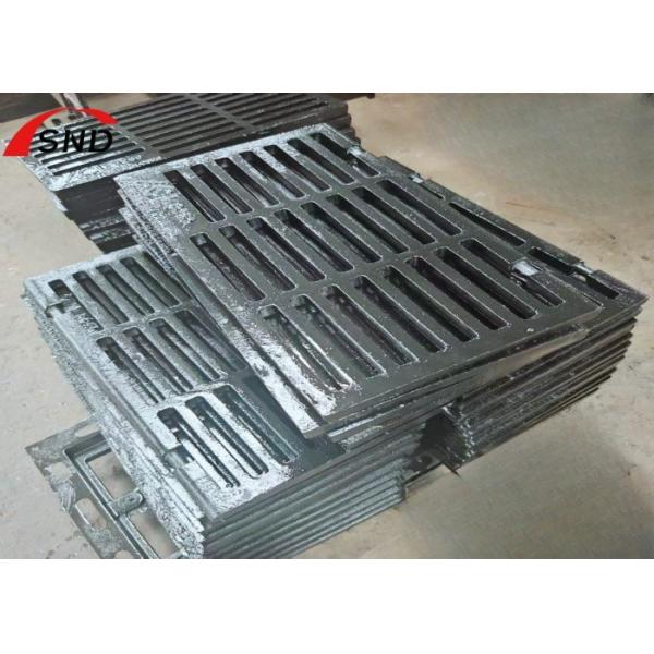 China Square Shape Cast Iron Gully Cover with Painting Surface for Drain Away Water Load-Bearing Grade C250 factory
