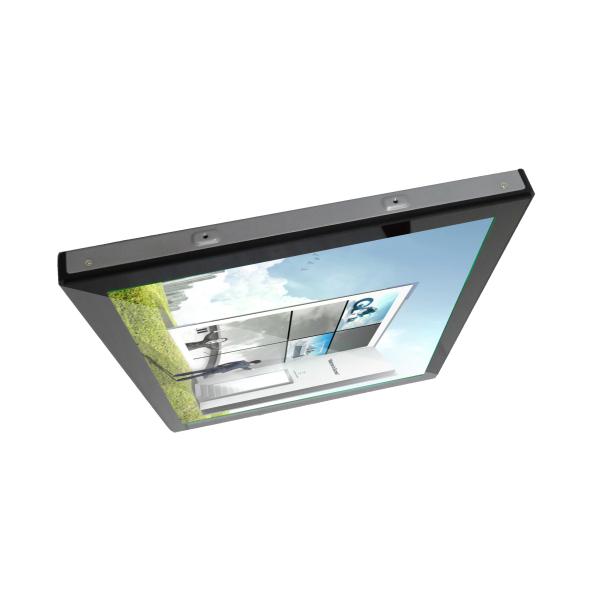 China 10.4" industrial flush mount PCAP touchscreen LCD Monintor Display with VGA,DVI,HDMI input for industrial control factory