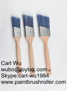 China Natural bristle Chinese bristle synthetic mix 3 piece paint brush sets wood handle plastic handle 2 inch PBS-015 factory