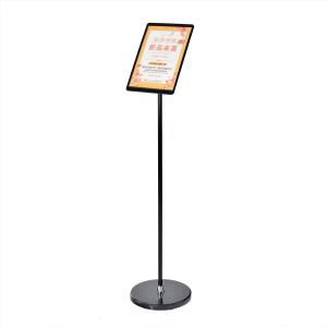 China 5.2kg Adjustable Sign Stand 1210x280mm Stainless Steel Pipe factory