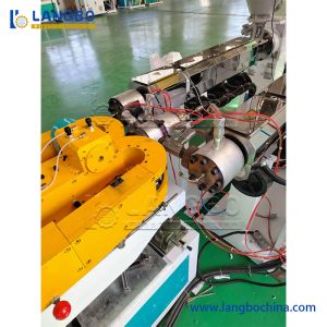 Advanced Plastic Flexible Corrugated Hose Extruder Machine For Efficient Pipe