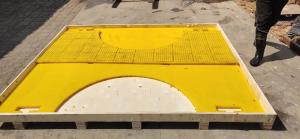 China Customized PU Anti Skid Mat 30mm ZP275 For Drilling Rotary Table factory