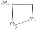 Various Shape Stainless Steel Garment Rack Comfortable Portable Garment Rack