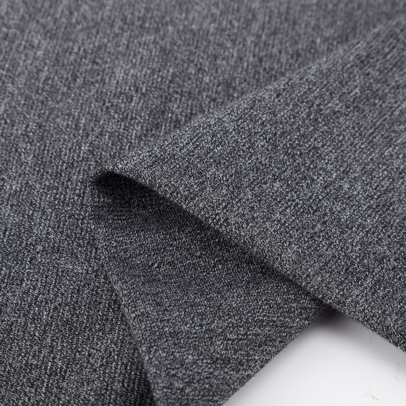 Wear Resistant Solid Knit Fabric 165g Yarn Dyed Material For Polo Shirt