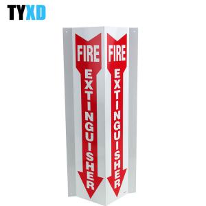 China 3 Way Fire Extinguisher Sign Steel / Aluminium/ Plastic / Paper Type Available factory