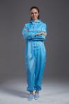 Food Processing Garment Resuable Combed Fabric yellow hooded jacket and pants