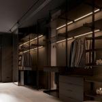 High End Closet Customized Wardrobe Cabinet Walk In Wooden Clothes Wardrobe