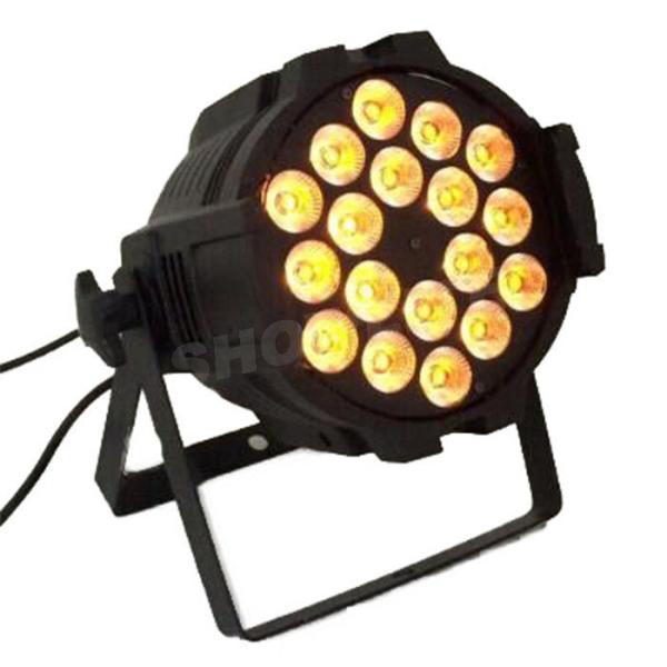 Indoor Party Event Moving Par Lights , Disco Party Lights 18*10W RGBW 4in1 Par