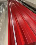 Trapezoidal SS80 Grade Valspar PVDF Corrugated Metal Wall Panels AZ160