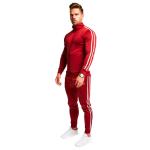 65% cotton 35% polyester Male Athletic Full Zip Tracksuit Digital Sublimation