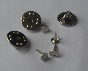 China cheap brass butterfly clutch pin back,lapel pin back,pin back factory