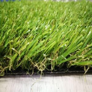 Artificial Garden Synthetic Turf / Balcony Outdoor Artificial Grass Customized