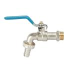 Antirust Brass Bibcock Valve Threaded With Handle 120-250g Lightweight