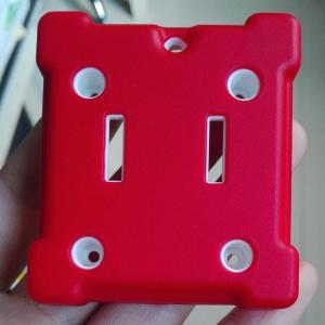 China Red Color Custom Injection Moulds Durable For High Precision Overmolding Parts factory
