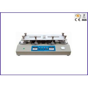 Four Heads Wear Resistance Abrasion Textile Testing Equipment , Pilling