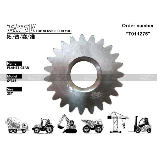 Black Durability SY365 Excavator Swing 2 Stage Planetary Gear For Power