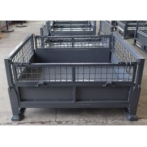 China 1.5T Load Collapsible Wire Pallet Cages Pallet Container Customized on sale