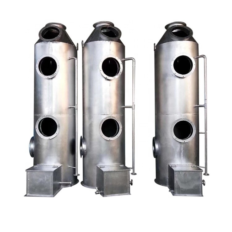 Customized Exhaust Gas Treatment Carbon Steel Air Cleaning Wet Scrubber Spray Tower