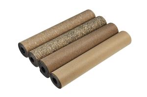 China Thermal Printing Eco Organic Cork Rubber Anti-Tear Durable Patterned Yoga Mat/Cork Yoga Match factory