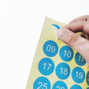 Factory Custom UV Printed Die Cut Stickers In Various Shapes And Colors Custom Number Design Sticker With logo