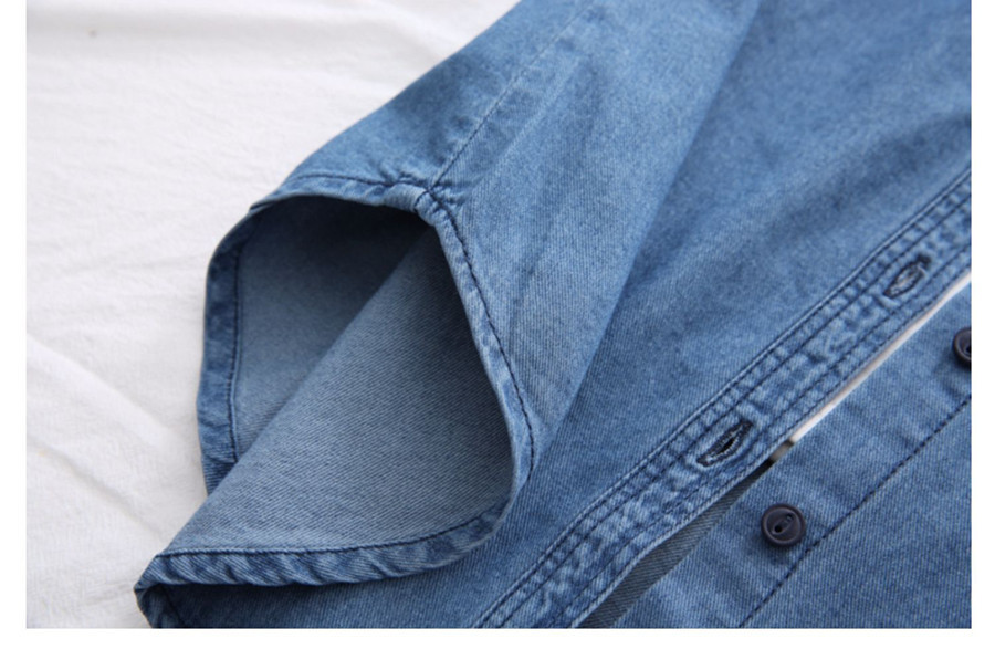 Gracell Tencel Denim Shirt Fabric 7 Oz Combed Cotton Yarn