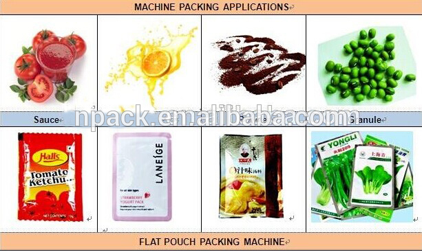 Food Factory 4 Side Sealing Automatic Tomato Paste packing Machine