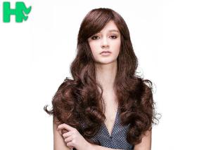 China 24 Inch Big Wavy Curly Hair Long Synthetic Wigs For Black Women 130% Density factory
