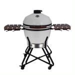 White Glazed 24 Inch Ceramic Grill European And American Style Outdoor Pizza