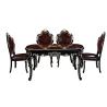 Buy cheap MDF Carving Baking Paint Process Minimalist Dining Table from wholesalers