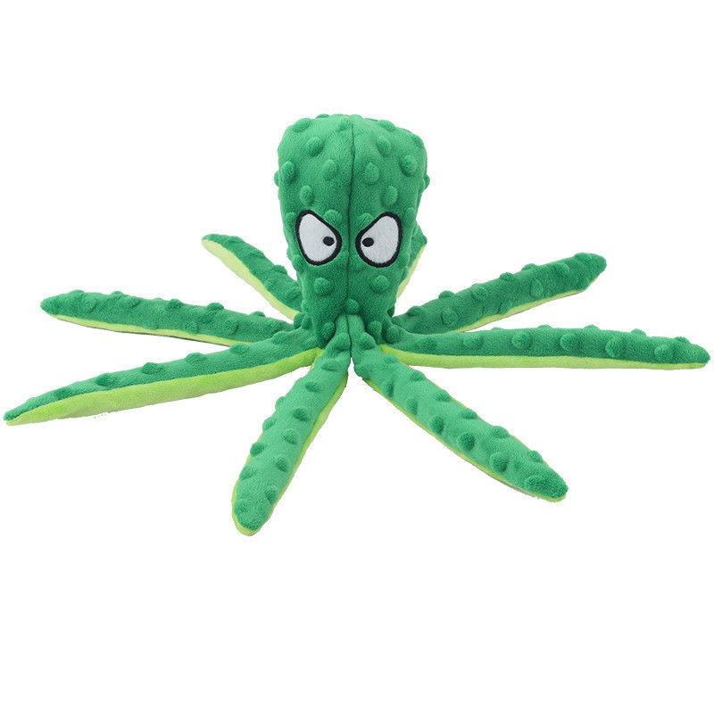 Octopus Shell Pet Plush Toy Bite Sound Cat Dog Products